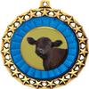 Angus Steer Medal, 2 1/2" Galaxy Star Angus Cattle Medals, Great Animal Awards 10 Pack Prime view 2