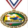 Cornhole Medal, 2 1/2" Galaxy Star Cornhole Medals, Great Cornhole Awards 50 Pack Prime view 1