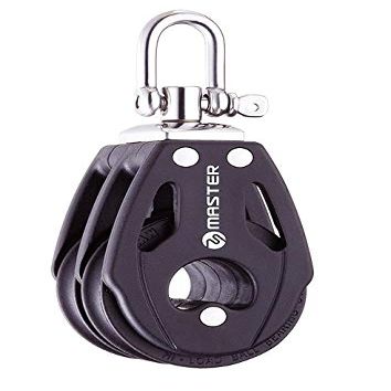 Marine Boat Yacht Sailboat Hardware 40mm 1 9/16 inch Double Swivel Shackle Block Master BB-0403F