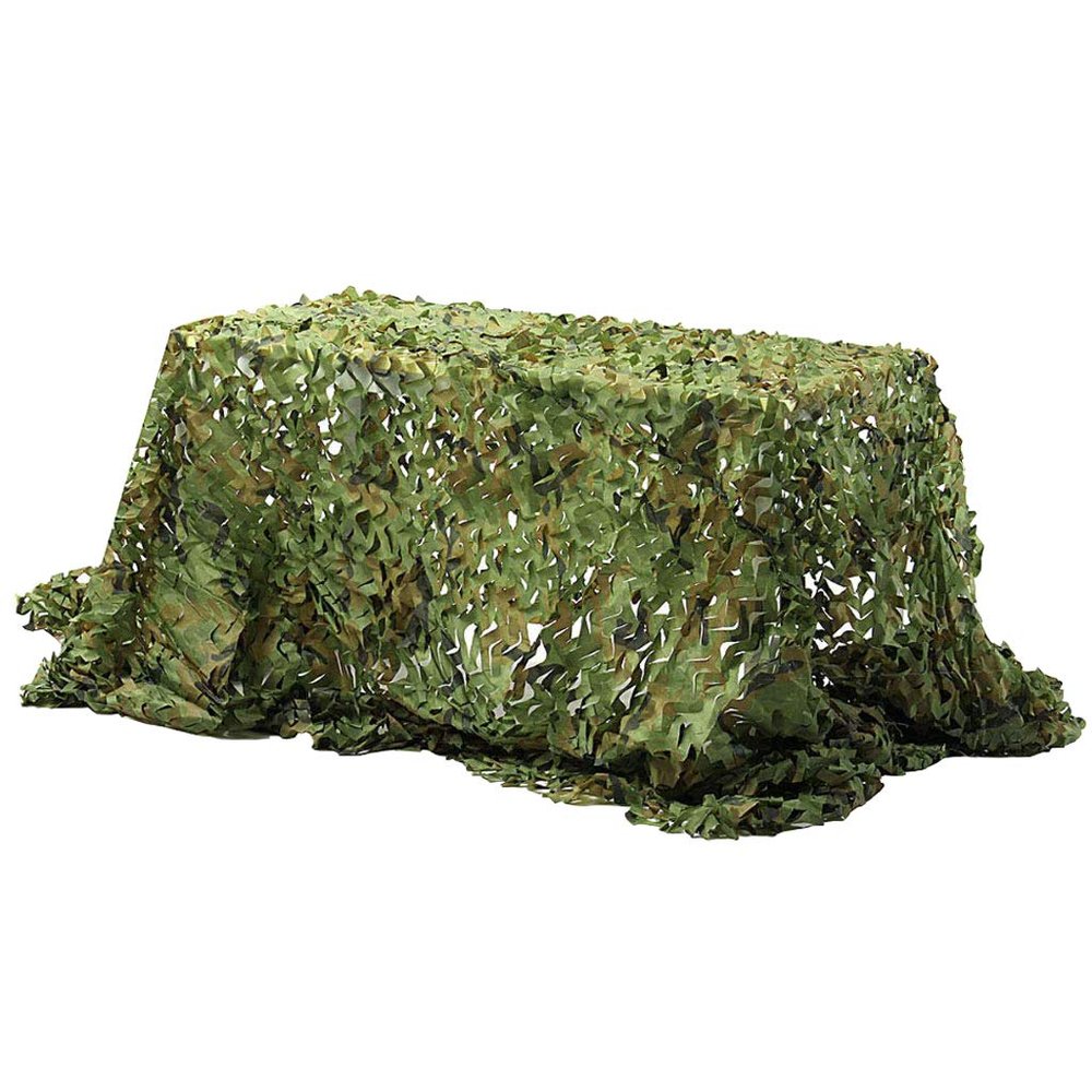 LIYFF-Tarps Military Camo Netting - Sunshading Net, Woodland Lightweight Durable UV Resistant Camouflage Netting for Camping Hunting Shooting Sunscreen Nets