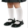COTTON DAY 3 Pack Kids Girls Soft Knee High School Uniform Dress Socks Seamless Toe 12-14 Years White XXL (14) view 1