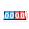 Bnineteenteam Sports Digit Scoreboard, 2/3/4 Digit Portable Flip Score Counter Sports Competition for Table Tennis Basketball(4 Digit-Red+Blue) Referee, Timing, Pedometer view 4