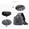 Coffee Sling Backpacks, Sling Chest Bags Chest Crossbody Bags with Packet Usb Charging Travel Hiking Daypack view 4