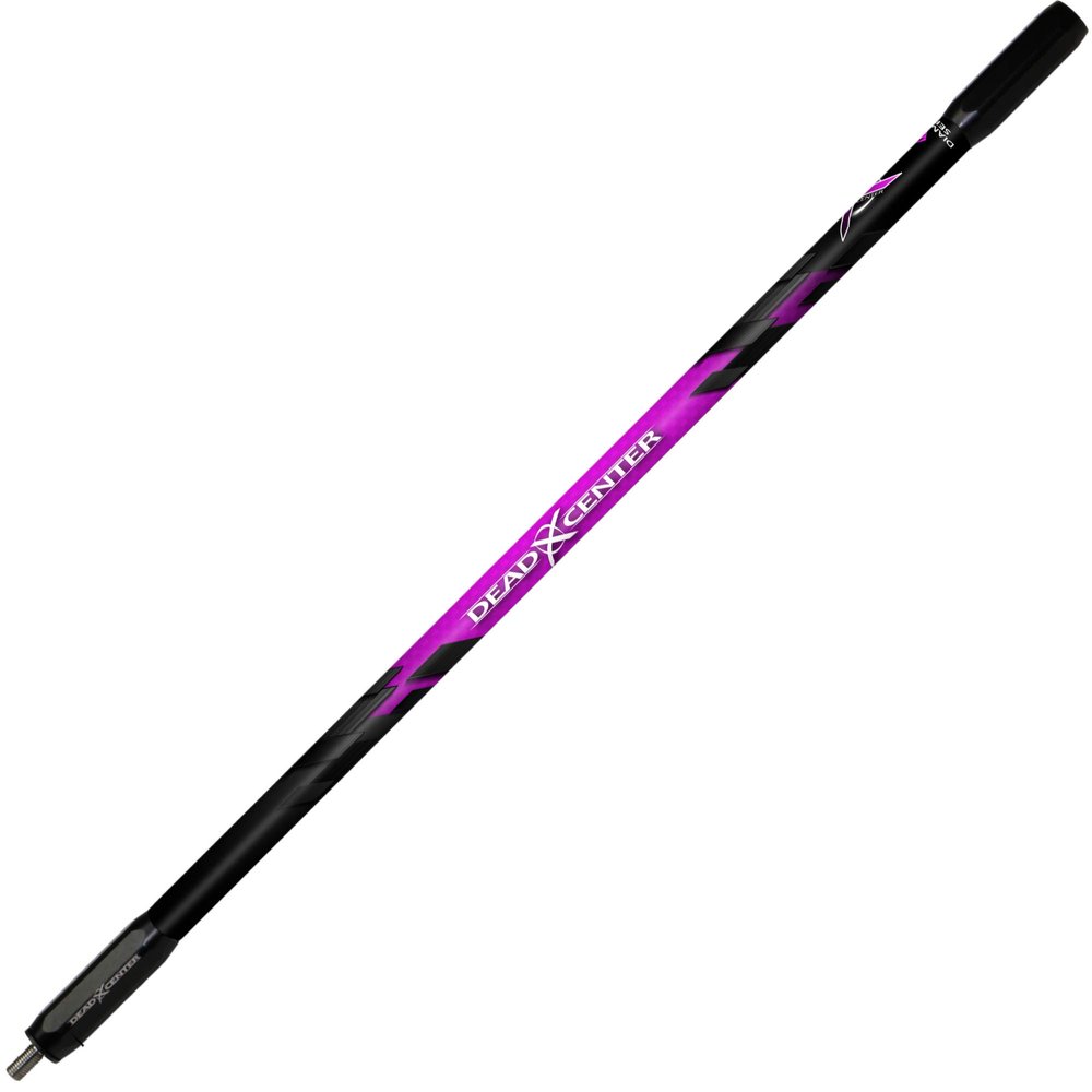 Dead Center Archery Products Diamond Series Carbon Stabilizer (Pink, 28)