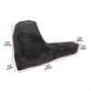 Rowing Machine Cover, Fitness Equipment Protective Cover and Oxford Waterproof Fabric are The Ideal Choice for Indoor and Outdoor useBlack view 2