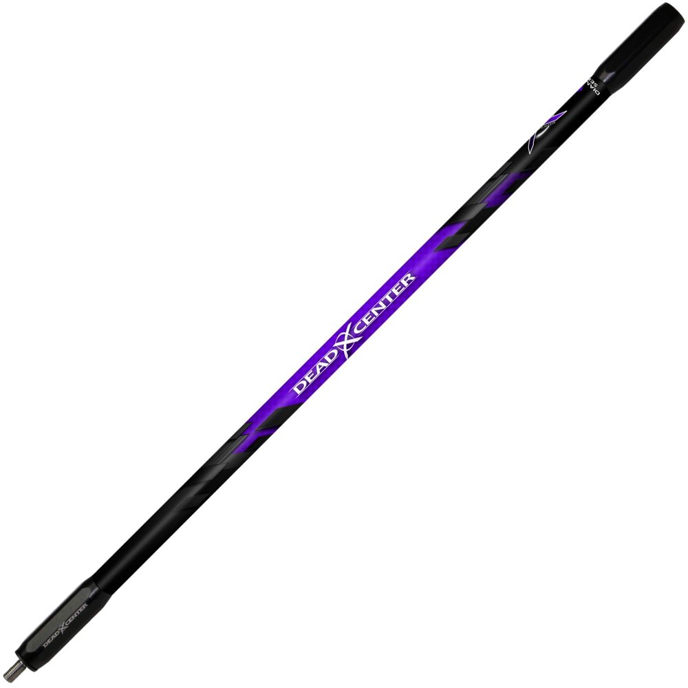 Dead Center Archery Products Diamond Series Carbon Stabilizer (Purple, 28)