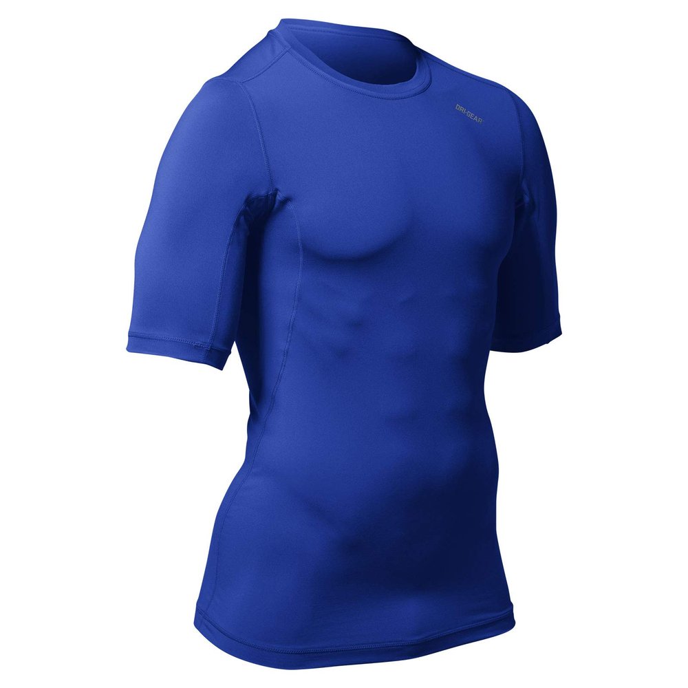 CHAMPRO Compression Half Sleeve Shirt, Small, Royal