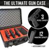 3 Pistol 12 Magazine + Accessories Storage Doro Waterproof Pistol Case with Custom MyCaseBuilder Foam Insert view 3