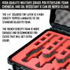 3 Pistol 12 Magazine + Accessories Storage Doro Waterproof Pistol Case with Custom MyCaseBuilder Foam Insert view 4