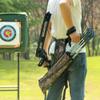 Archery Arrow Quiver Holder 3 Tubes Back Waist Shoulder Bag Pouch Bow Target (Camouflage) view 3