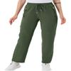 BGOWATU Women's Hiking Cargo Pants Quick Dry Lightweight Water Resistant Joggers Pants Zipper Pockets (Army Green,US M) view 2