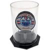 OnDisplay Deluxe UV-Protected Hockey Puck Display Case - Round Black Base view 2
