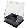 OnDisplay Deluxe UV-Protected Hockey Puck Display Case - Angle Black Base view 3