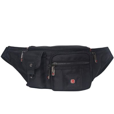 Chest Bag Sports Bum Bag Outdoor Fanny Pack Casual Fitness Unisex Waist Pack Men's U-92 (Black)