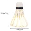VGEBY1 Badminton Shuttlecocks, Premium White Badminton Balls for Sports Training Practicing view 2