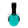 WALKER'S Youth & Women's Shooting Low Profile Folding Padded Headband Adjustable Hearing Protection Earmuffs, Teal Muff, Glasses & Plugs Combo view 3