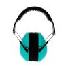 WALKER'S Youth & Women's Shooting Low Profile Folding Padded Headband Adjustable Hearing Protection Earmuffs, Teal Muff, Glasses & Plugs Combo view 4