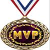 MVP Medals - 2 1/2" Laurel Wreath Most Valuable Player Medal - Great MVP Recognition Awards for Kids 100 Pack Prime view 1