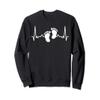 My heart beats for my baby - Footprints Sweatshirt view 1