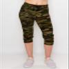ALWAYS Women's Capri Joggers with Pockets - Lightweight Stretch Sweatpants for Yoga Workout Lounge, Soft Athletic Pants with Drawstring, Camo Capri 143 S view 2