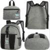Bago Lightweight Small Hiking Backpack for Women and Men - 25L Travel Day Pack - Foldable Hiking Daypack Ultralight for Camping Outdoor Sports - Day Bag Packable Backpack for Travel (SnowGray) view 3
