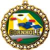 Cornhole Medal, 2 1/2" Galaxy Star Cornhole Medals, Great Cornhole Awards 100 Pack Prime view 2