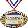 Perfect Attendance Medals - 2 1/2" Laurel Wreath Attendance Medal - Great Attendance Awards for Kids 10 Pack Prime view 1