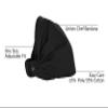 ChefUniforms.com Professional Chef Bandana - Unisex Kitchen Hair Covering, Breathable Restaurant Food Service Elastic Back Headwear view 2