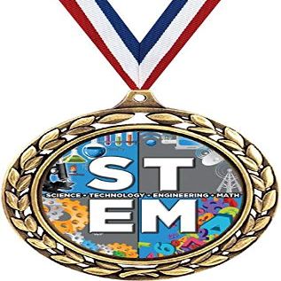 STEM Medals - 2 1/2" Laurel Wreath Science Education Academic Medal - Great Student Awards for Kids 100 Pack Prime