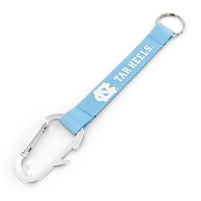 Aminco NCAA North Carolina Tar Heels Bottle Opener Lanyard Carabiner Keychain