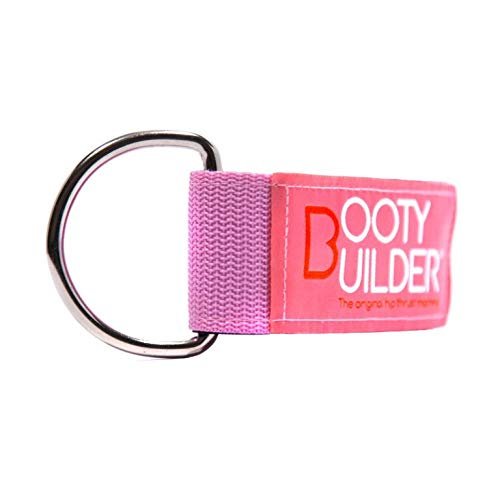 Booty Builder Ankle Strap for Cable Machines, Legs, Glutes, Abs and Hip Workouts, Fully Adjustable & Breathable, Home & Gym Color - Pink
