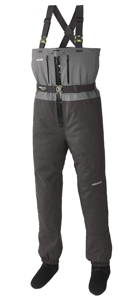 Aquaz Dryzip Chest Zippered Breathable Stockingfoot Fishing Wader (XX-Large)