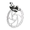 RUJOI Bike Disc Brake Kit, Aluminum Front Caliper, Full Aluminum Alloy Bicycle Brake Lever, 160mm Rotor, Mechanic Tool-Free Pad Adjuster for Road Bike, Mountain Bike (1 Set) view 1