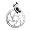 RUJOI Bike Disc Brake Kit, Aluminum Front Caliper, Full Aluminum Alloy Bicycle Brake Lever, 160mm Rotor, Mechanic Tool-Free Pad Adjuster for Road Bike, Mountain Bike (1 Set) view 2