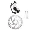 RUJOI Bike Disc Brake Kit, Aluminum Rear Caliper, Full Aluminum Alloy Bicycle Brake Lever, 160mm Rotor, Mechanic Tool-Free Pad Adjuster for Road Bike, Mountain Bike (1 Set) view 3