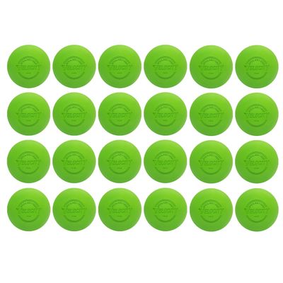 Velocity Practice Lacrosse Balls - 1, 2, 3, 6, 12, 18, 24, 36, 60 and 120 Packs - Official Size and Weight - Lime Green