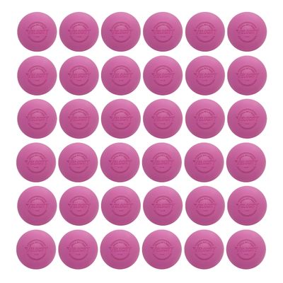 Velocity Practice Lacrosse Balls - 1, 2, 3, 6, 12, 18, 24, 36, 60 and 120 Packs - Official Size and Weight - Pink