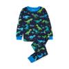 Hatley Boys Organic Cotton Long Sleeve Printed Pajamas, Sharptooth Rex, 2 Years view 1