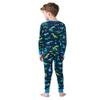 Hatley Boys Organic Cotton Long Sleeve Printed Pajamas, Sharptooth Rex, 2 Years view 3