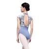 118141028 Fashion Leotards Floral Velvet Ballet Dancewear Ballet Leotards (L, Grey) view 3