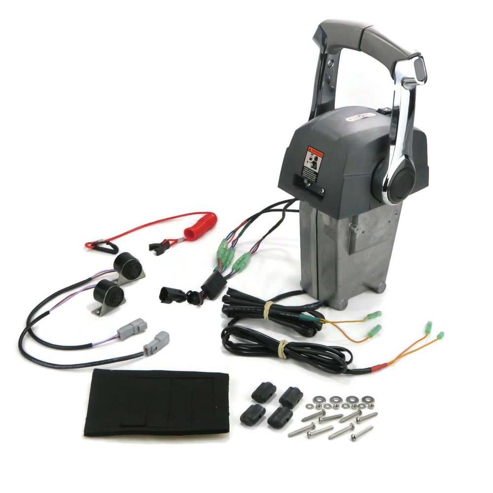 The ROP Shop | Remote Throttle Control, Dual Lever for Johnson & Evinrude 5006184 Boat Engines