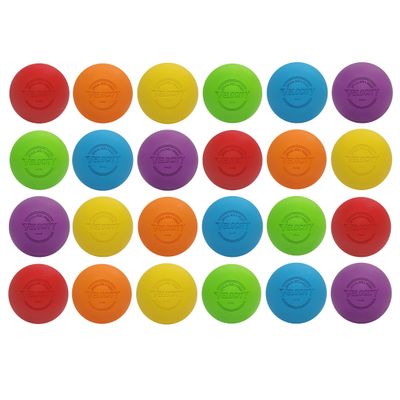 Velocity Practice Lacrosse Balls - 1, 2, 3, 6, 12, 18, 24, 36, 60 and 120 Packs - Official Size and Weight - Multi Color