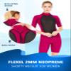 FLEXEL Shorty Wetsuit Women 2mm, Wet Suits for Mens in Cold Water, Neoprene Scuba Diving Suit for Surfing Swimming Snorkeling view 3