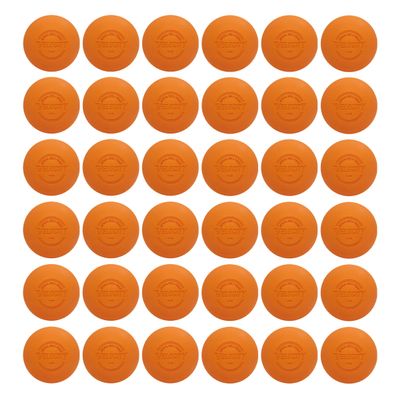 Velocity Practice Lacrosse Balls - 1, 2, 3, 6, 12, 18, 24, 36, 60 and 120 Packs - Official Size and Weight - Orange