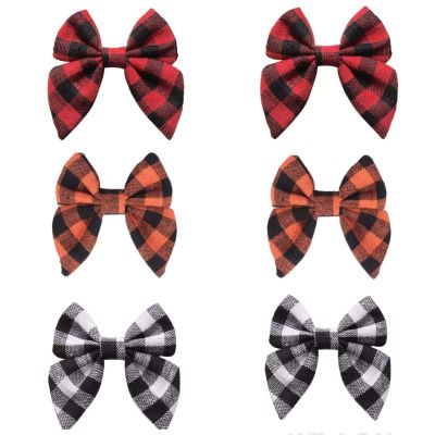 Plaid - 3" Sailor Bow on Clip