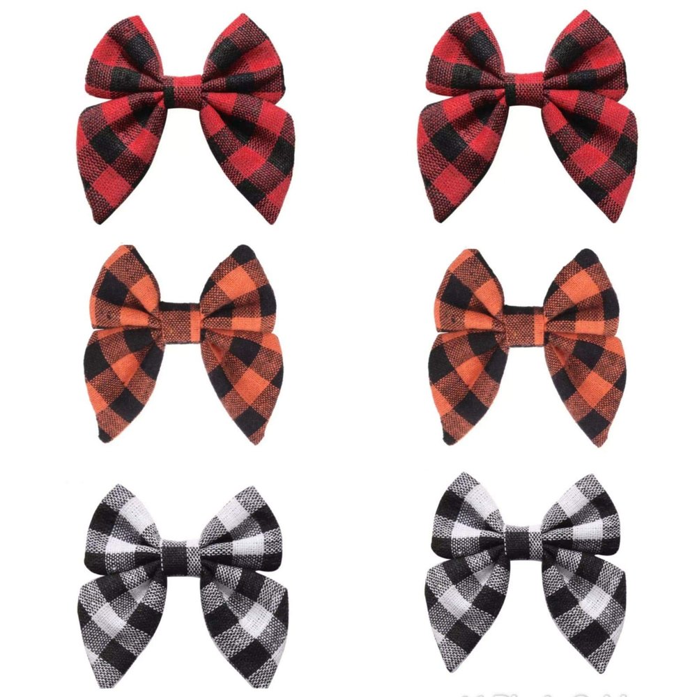 Plaid - 3" Sailor Bow on Clip