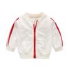 Moyikiss Studio Unisex Tracksuit Baby Boys Girls Clothes Cotton Long Sleeve Zipper Sweatshirt Jacket and Pants (White, 100/3Years) view 2