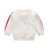 Moyikiss Studio Unisex Tracksuit Baby Boys Girls Clothes Cotton Long Sleeve Zipper Sweatshirt Jacket and Pants (White, 100/3Years) view 3
