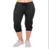 ALWAYS Womens Capri Jogger Sweatpants with Pockets  Super Soft Stretch Lounge Pants, Casual Joggers for Women, Yoga Workout & Daily Wear, Black US M (Tag L/XL) view 3