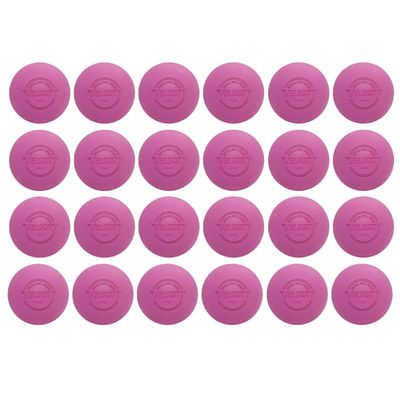 Velocity Practice Lacrosse Balls - 1, 2, 3, 6, 12, 18, 24, 36, 60 and 120 Packs - Official Size and Weight - Pink